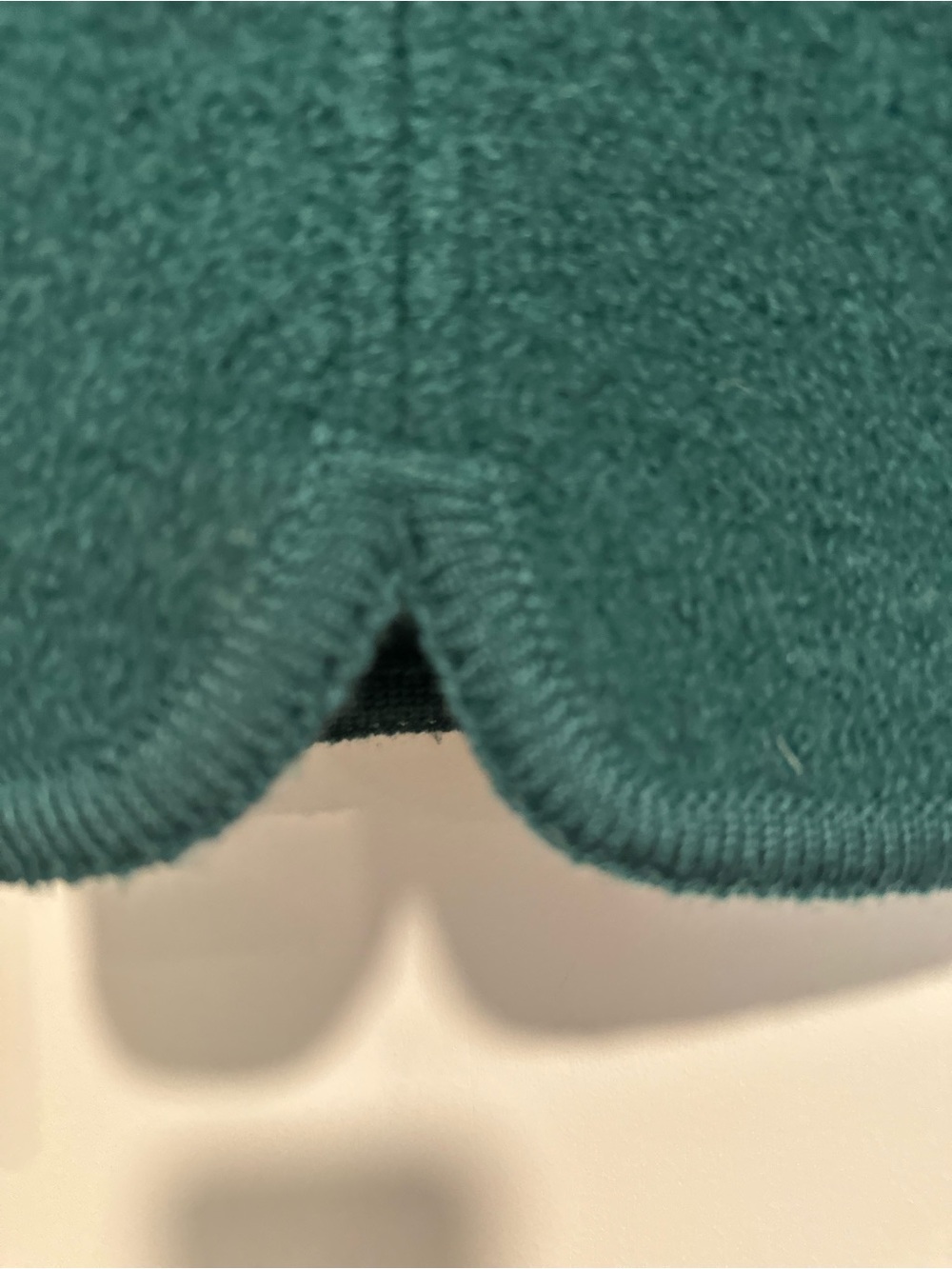 VTG Emerald Green Boiled Wool Fitted Structured Cardigan Jacket Pewter Buttons. - Picture 8 of 12